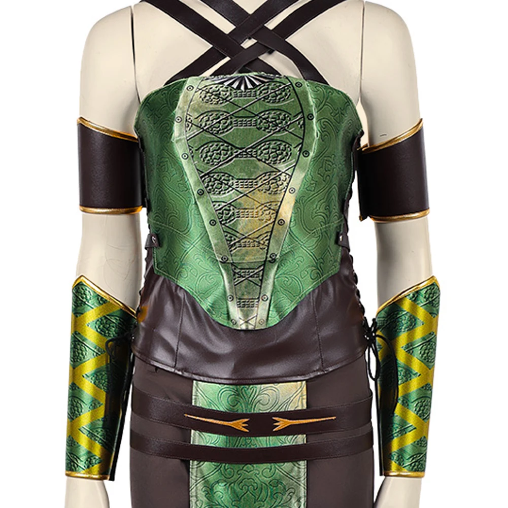

MK 2 Jade Cosplay Fantasy Clothing 2026 Movie Mortal Kombat Women Costume Disguise Halloween Adult Female Party Outfit