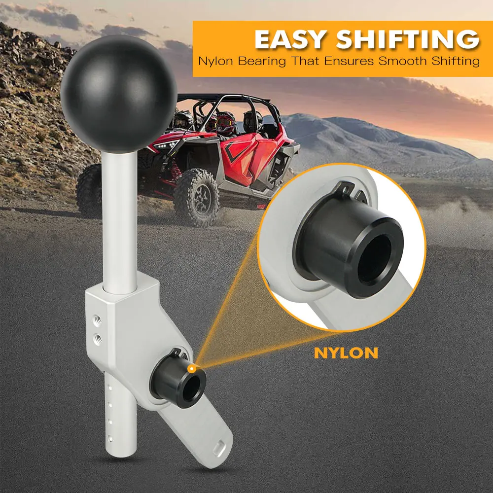 NiceCNC Shift Lever Knob Kit For Polaris RZR 1000 XP 800 900 2011-2021 TURBO Aluminum Alloy Adjustable Lever UTV Accessories