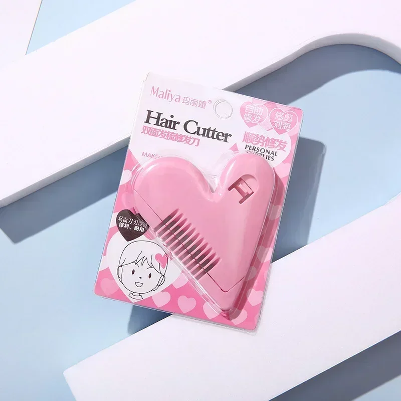 New Baby Boys Girls Hair Trimmer Pink Peach Heart Double Sided Hair Clipper Fashion Barber Comb Máquina De Cortar Cabelo