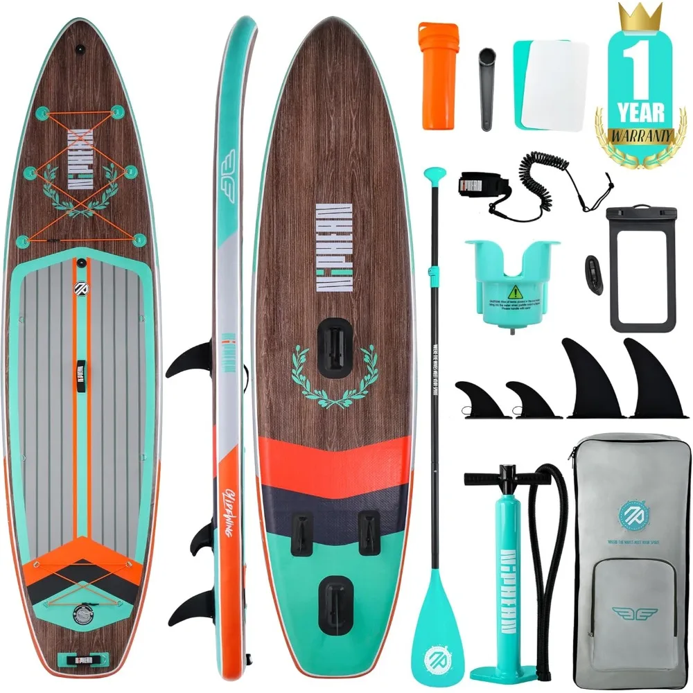 Inflatable Stand Up Paddle Board with Balanced Wing Design and Durable SUP Accessories