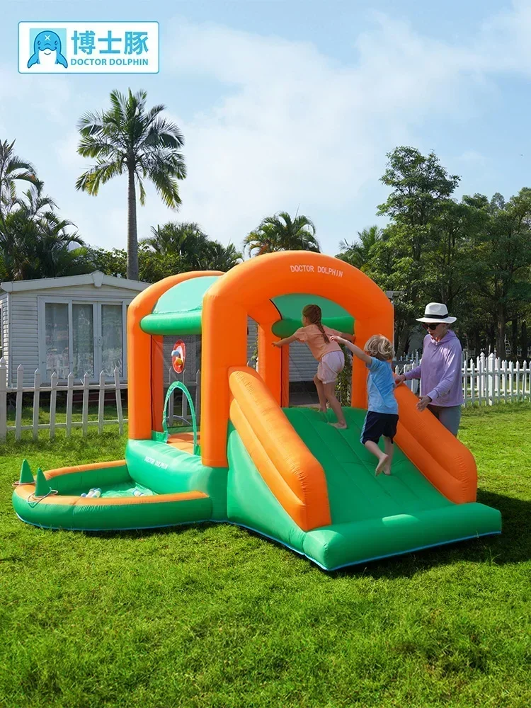 TAO Small Children's Tent Trampoline Slide Jumping Bed Ball Pool Inflatable Castle Toys