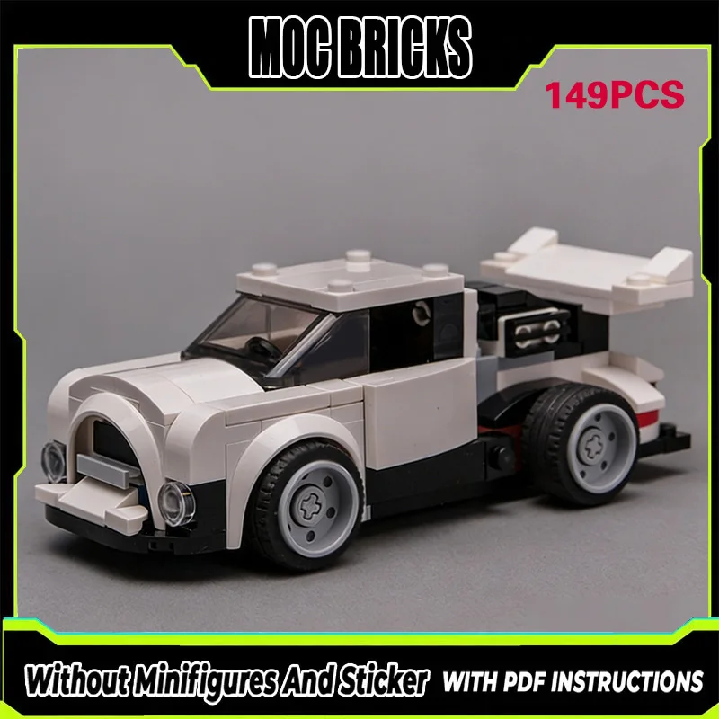 

Модель гоночного автомобиля MOC, конструктор из строительных блоков, модульный гоночный грузовик, технологичные подарки, набор для сборки, детские игрушки для праздников