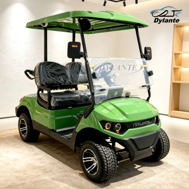 Dylante Best 2 4 6 Seats 48/60/72V 4000/5000W Aluminum Alloy Tires Electric Golf Cart Vehicles With Starry Sky Roof