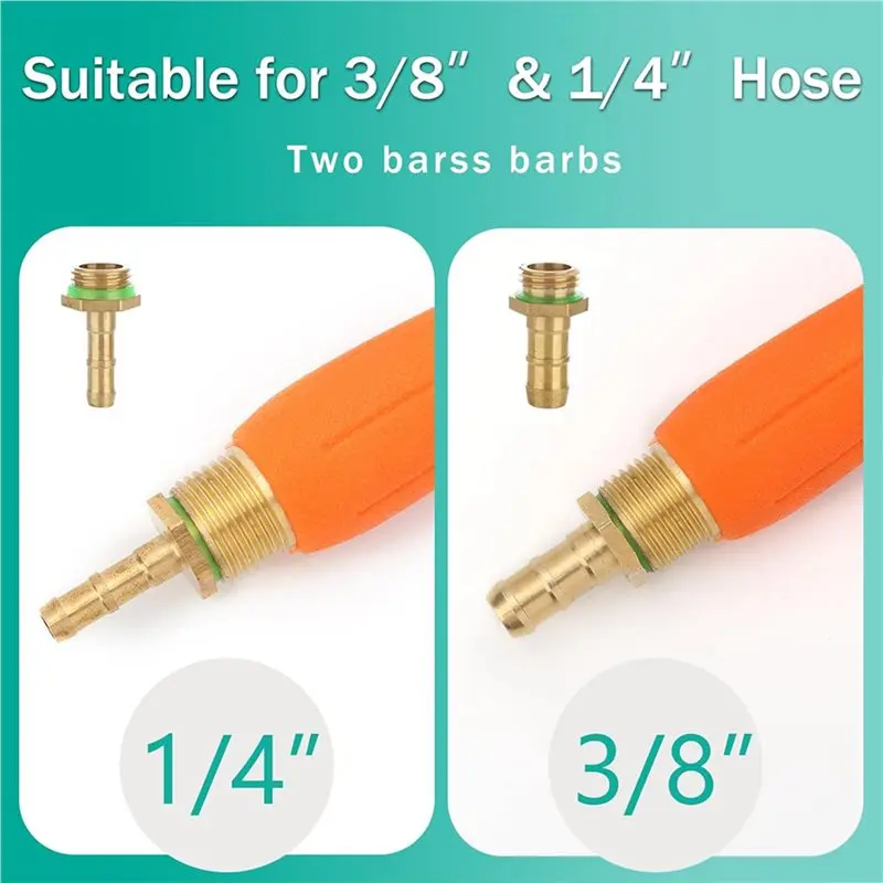 FLYY-4X Sprühstab aus Edelstahl, 1/4 Zoll und 3/8 Zoll Messing-Sprühstab-Ersatz, 29 Zoll Sprühstab + Absperrventil – Detail 6