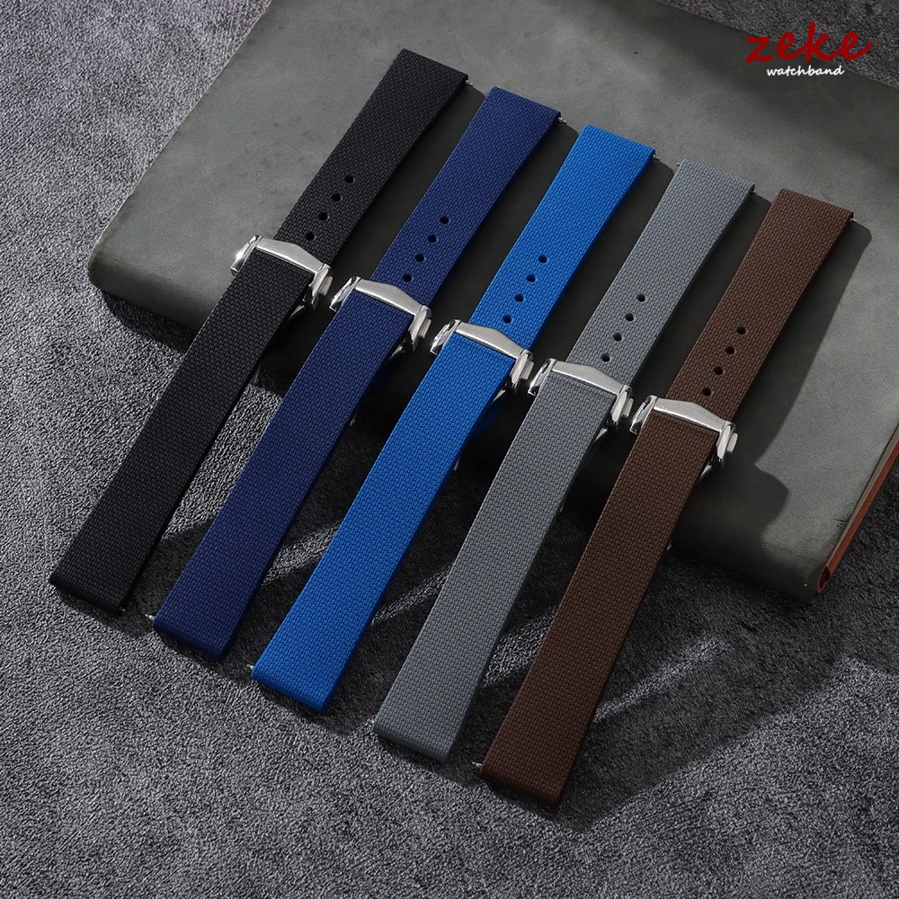 20-mm-Uhrenarmband aus FKM-Gum – Fkm Rubber Dive Watch Strap 20Mm Bewertung und Preis