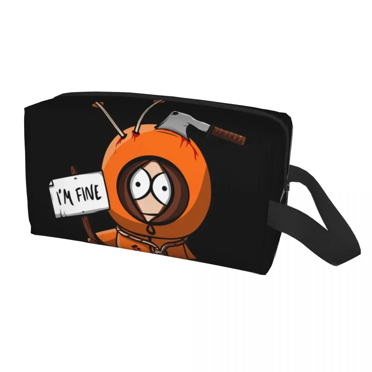 Fashion Cartoon Anime SouthPark Travel Toiletry Bag for Women Craig X Tweek Makeup Cosmetic Organizer Beauty Storage Dopp Kit