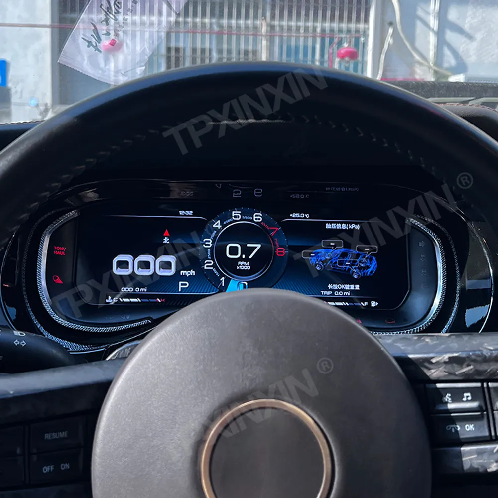 

Car Digital Instrument Cluster For Ford Mustang Shelby GT500 2006-2016 LCD Odometer Speedometer Panel Vitrual Cockpit Head Unit