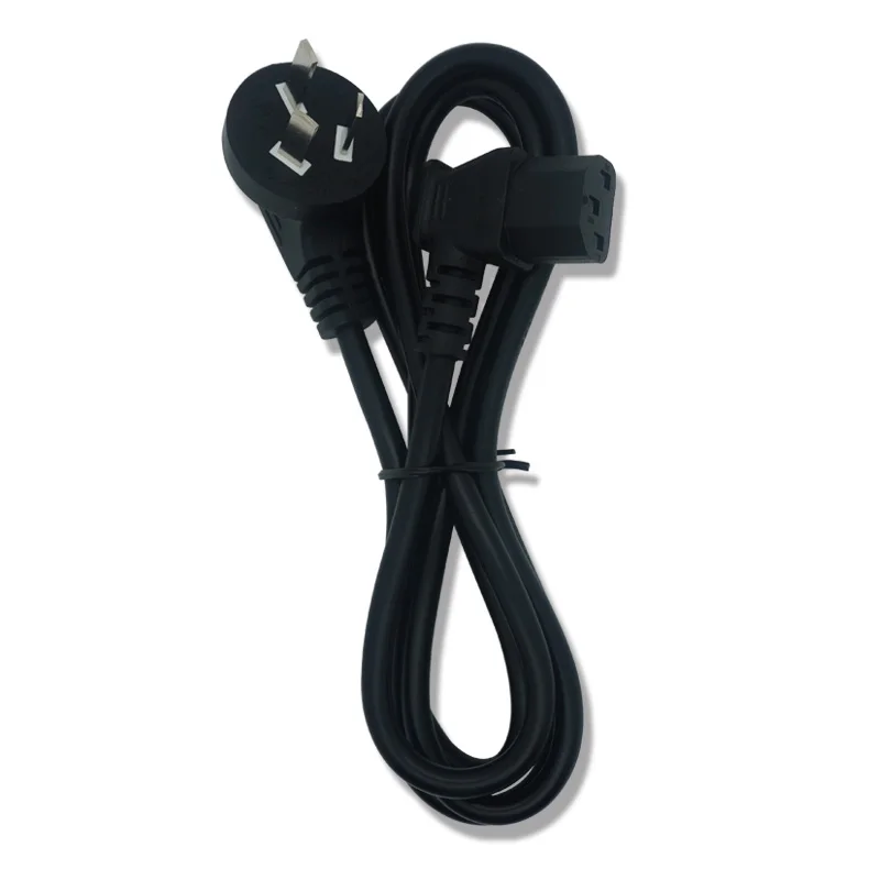 Australia Power cord C13 to AU 3 pins plug extension power cable 90 degrees angle C13 power lead cord 1.5m