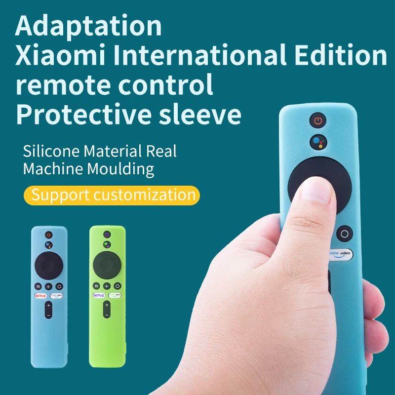 Silicone Protective Case for Xiaomi Mi TV Box S Remote Control Cover Silicone Soft Shockproof Protector Shell for Mi TV Stick 4K - view 5