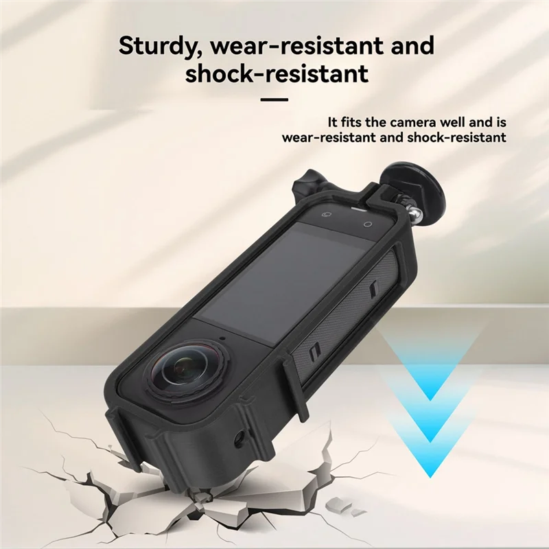 

A13E-для Insta360 X5 защитный корпус камеры, рамка, чехол для защиты от падения, рамка для экшн-камеры, аксессуары для крепления камеры