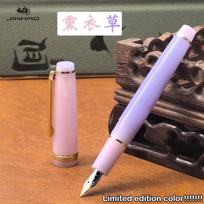 Limited Edition! JINHAO 82 Acrylic Fountain Pen EF/F/M/Bent Nib Customized Mixed Macaron Color School Office Supplies Stationery