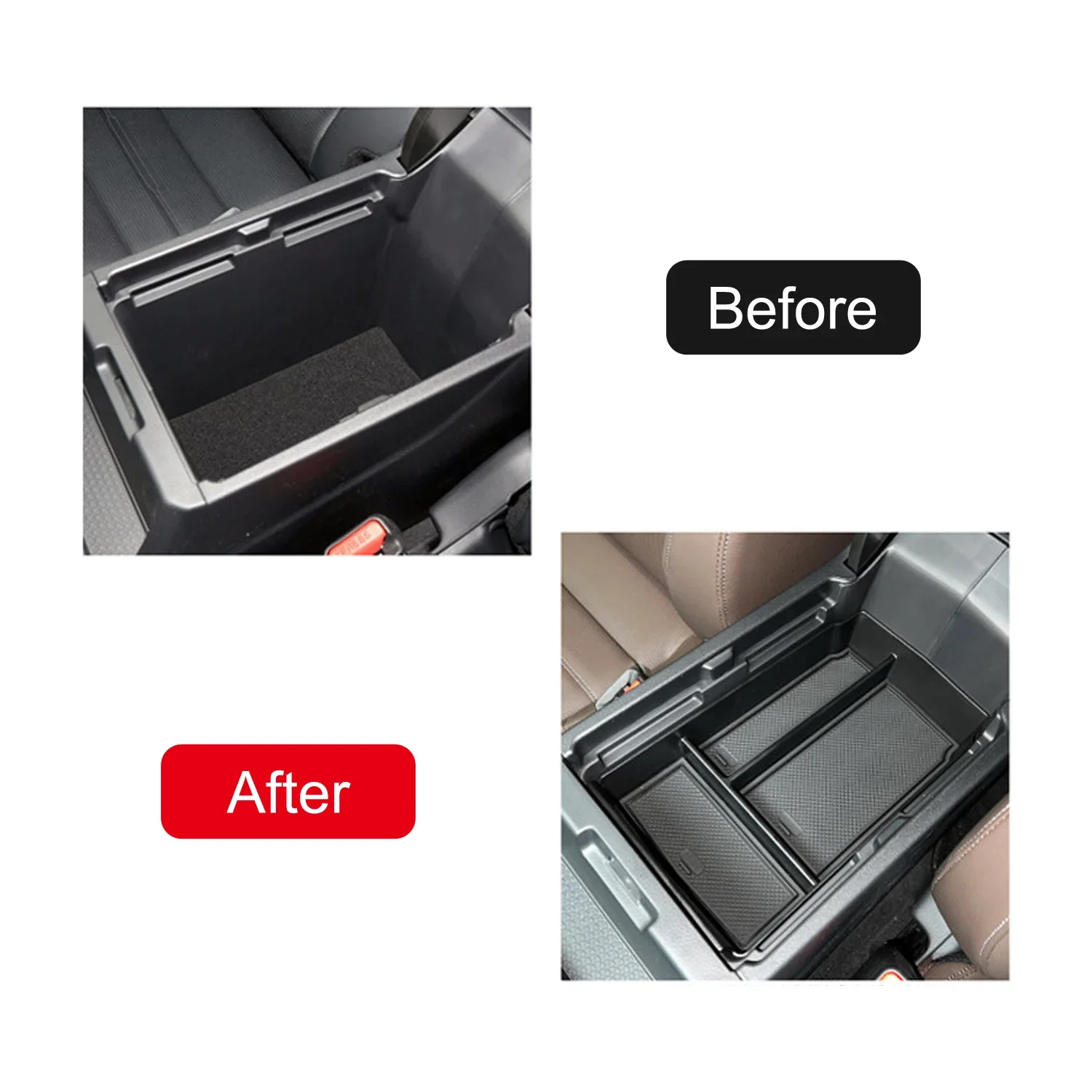 Mittel konsole Organizer kompatibel mit Honda Crv 2023 2024 Zubehör CR-V Hybrid Sport Armlehne Tablett abs Einsatz Teiler Box