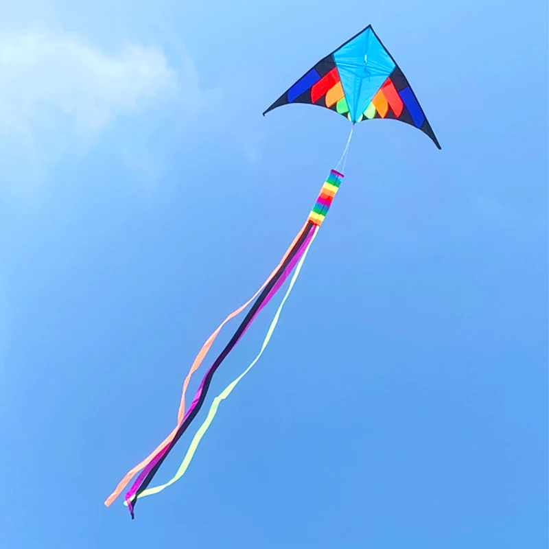 4/10M Rainbow Rotating Tube Tassel Tail Strap Ajuda com Kite Equilíbrio e Estabilidade Efeitos Especiais Kite Flying Tail Pendant