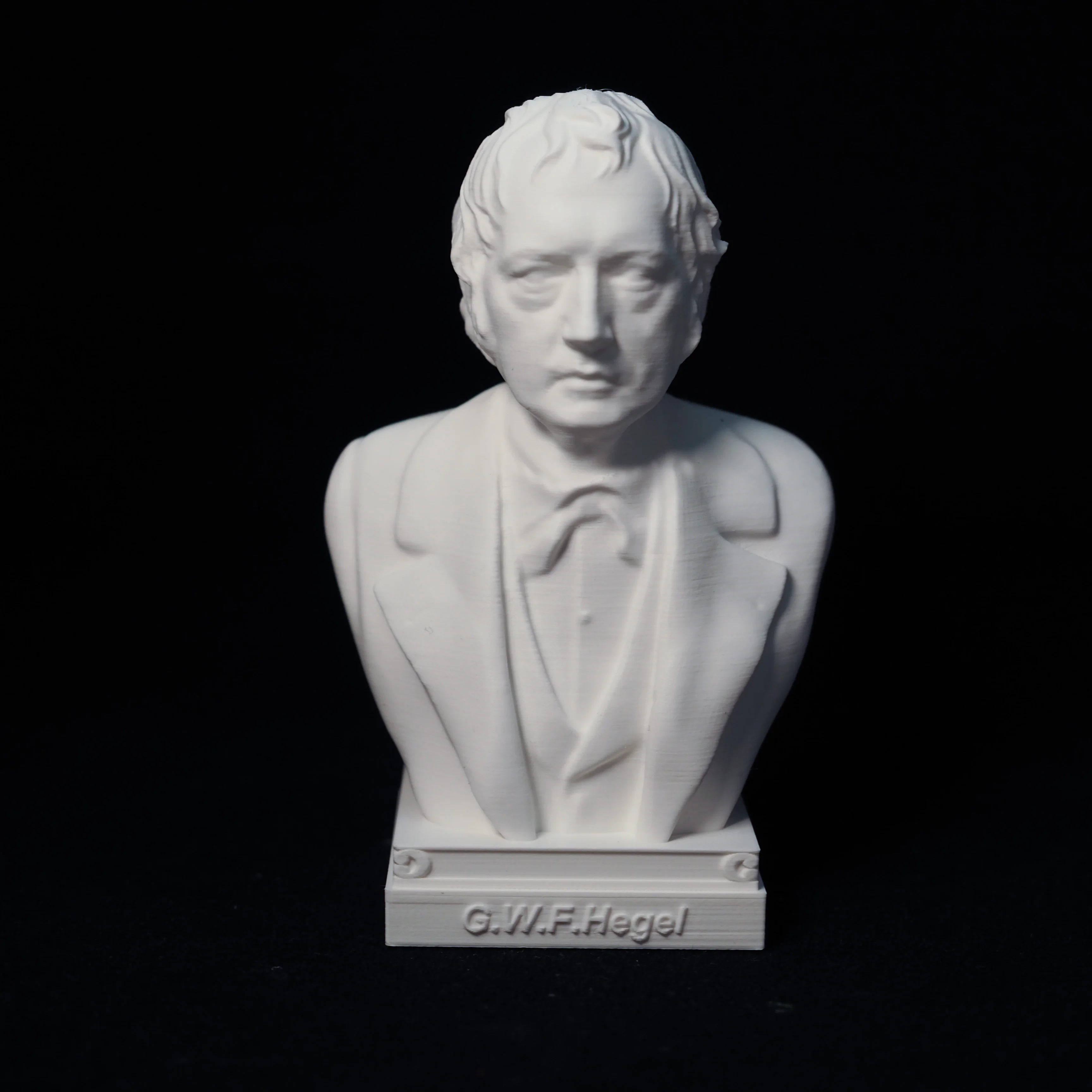 

Hegel ornaments statue model ornaments bust crafts great man portrait desk desk, 3D printing PLA plastic materia