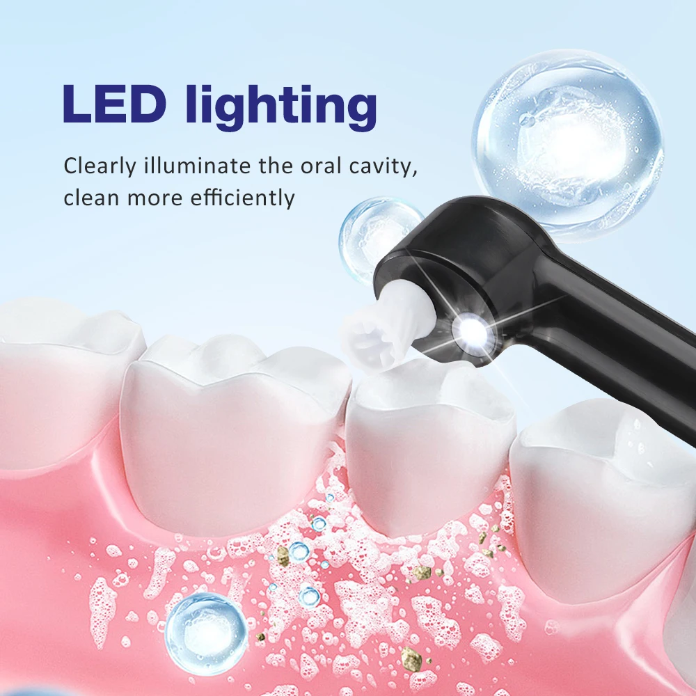 Electric Tooth Polisher Rotatable Toothbrush Dental Scaler Plaque Tartar Remover Dental Stone Cleaner Teeth Whitener image 6