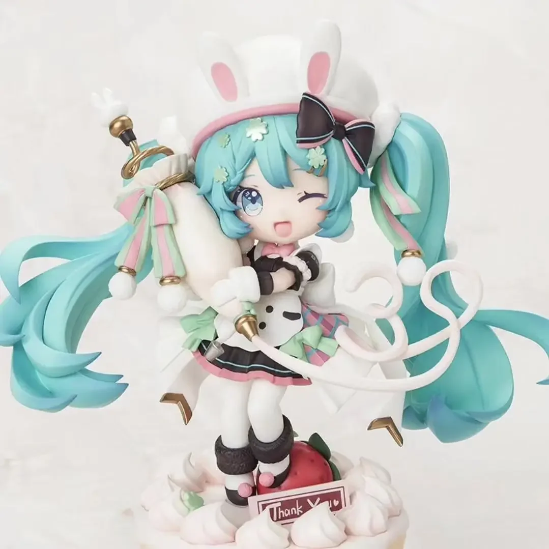 Hatsune Miku Figure Vocaloid Piapro Anime Figure Hatsune Miku 39 Garage Kit Beautiful Girl Model Doll Toy Ornament Holiday Gifts