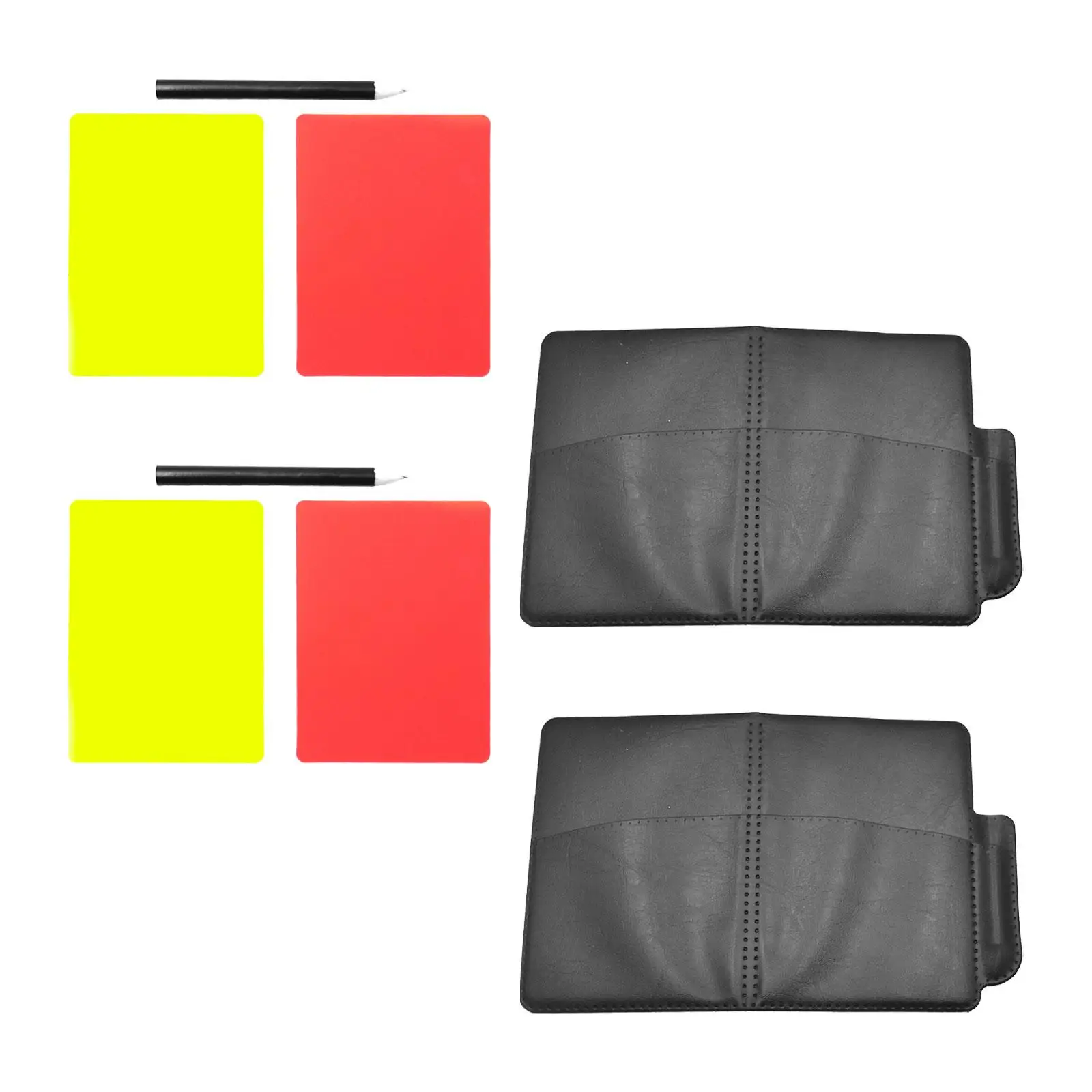 Soccer Referee Card Sets with Wallet for Hockey Training Campus Games Soccer