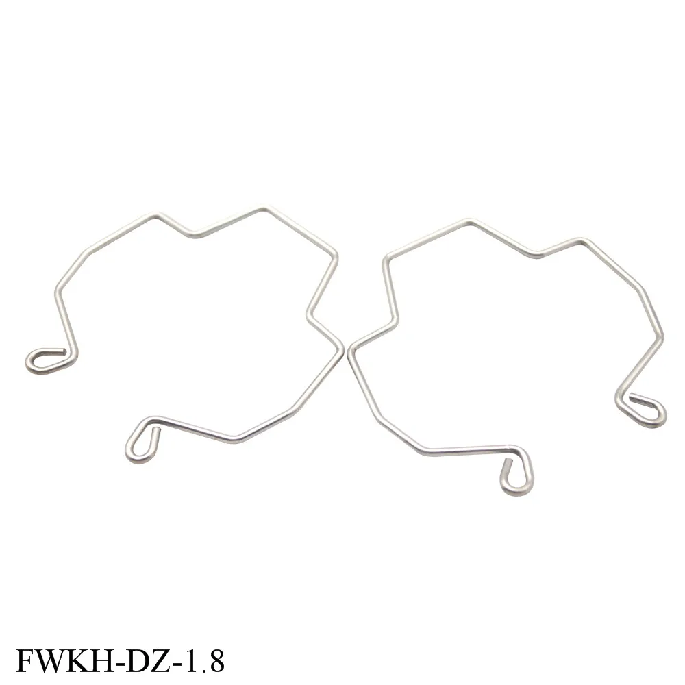 2pcs Stainless Steel Circlip Wire 1.8mm Car Intercooler Pipe Turbocharger Pipe Metal Connector Clamp Spring Snap Fittings