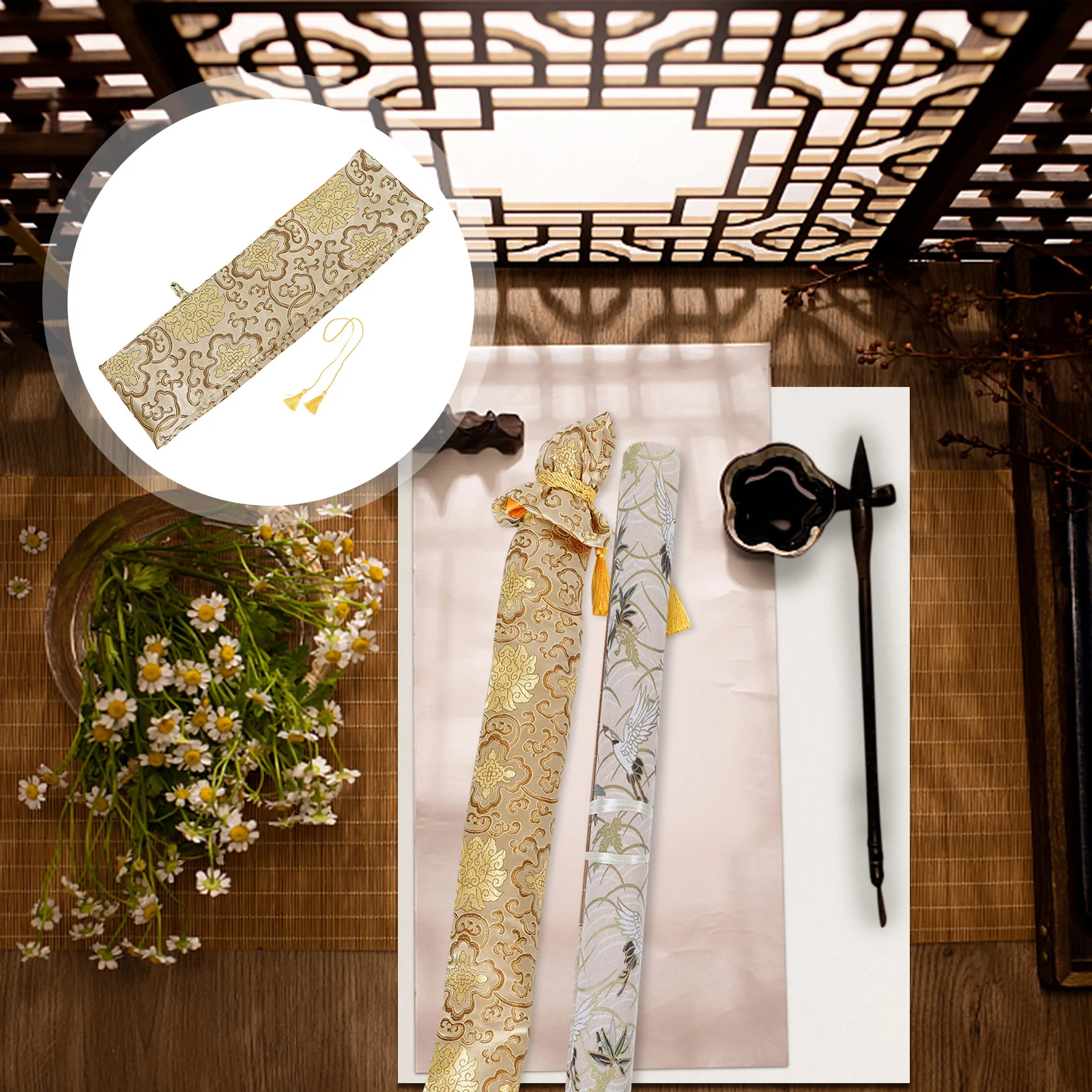 

Sword Bag Japanese Sword Storage Thick Protective Pouch For Chinese Long Swords Carry Case Multifunctional Blade Organizer