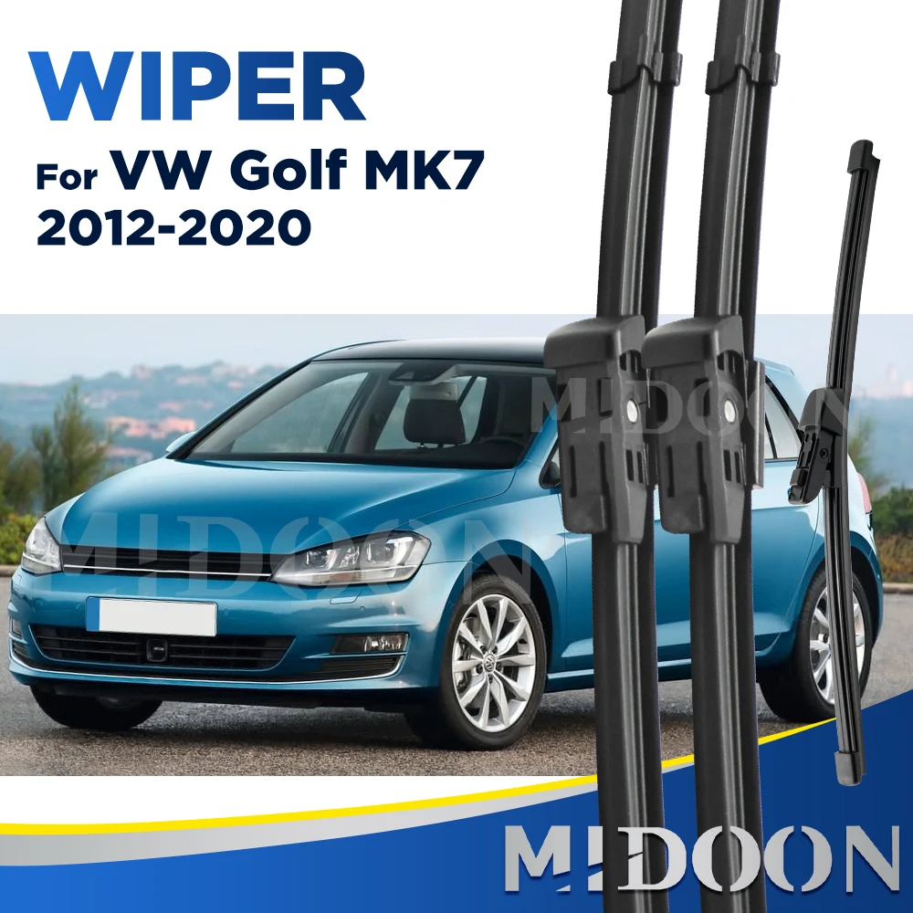 

Набор щёток стеклоочистителя MIDOON LHD RHD для VW Golf MK 7, 2012- 2018, 2017, 2016, 26 дюймов, 18 дюймов, 11 дюймов