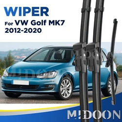 MIDOON LHD RHD Wiper Front Rear Wiper Blades Set For VW Golf MK 7 2012- 2018 2017 2016 Windshield Windscreen 26