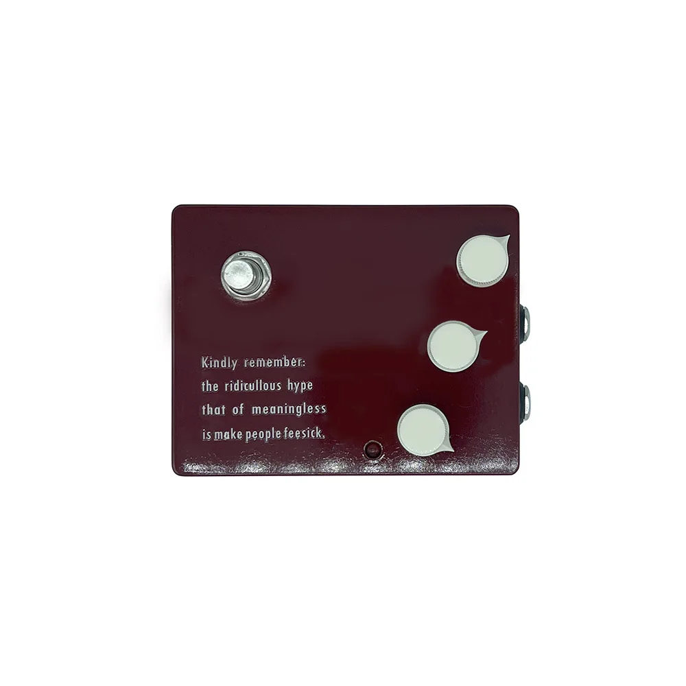 Ly Rock Red Horse Overload Rock Monoblock Effector Manual Original Clone Effector