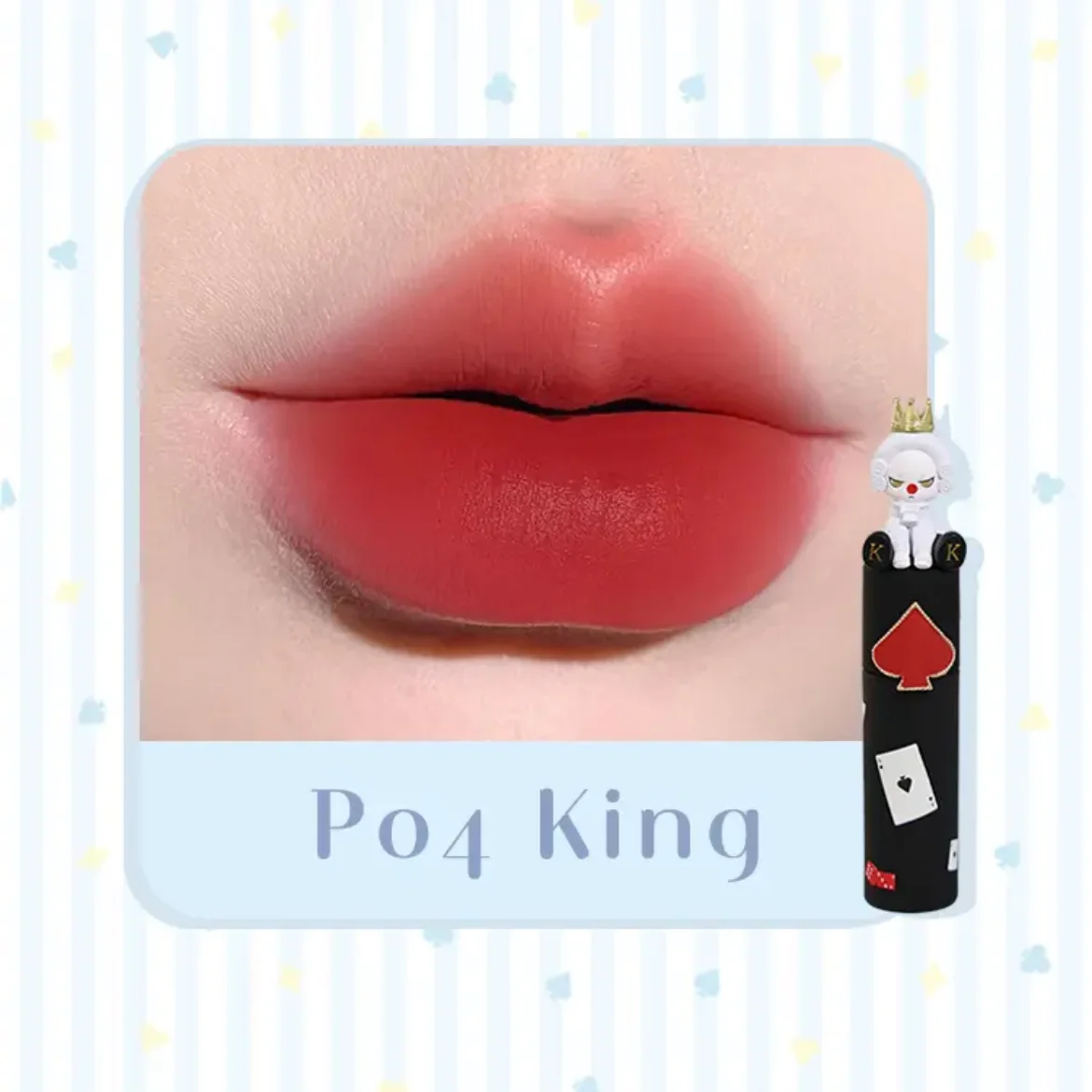 Joybook Children's Fun Poker Lip Glaze Daily Nude Light Makeup Easy to Wear Natural Lipstick