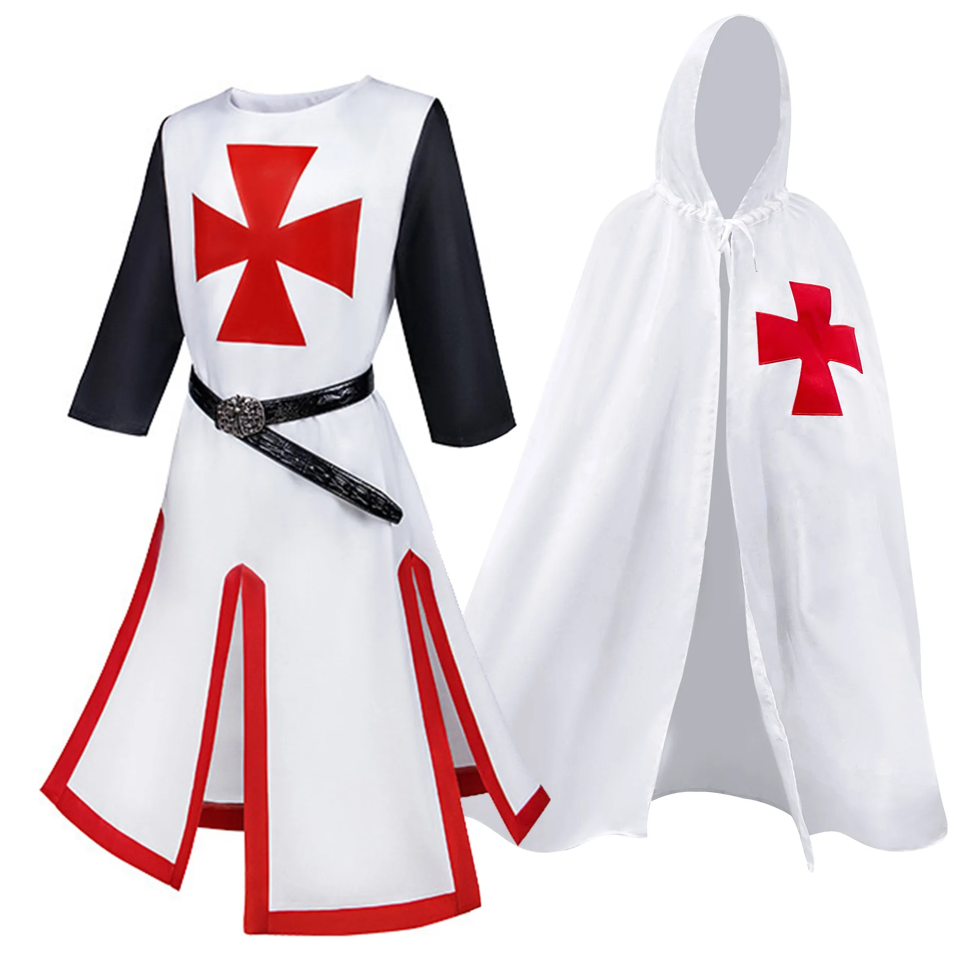 

Halloween Costume Wish Medieval Waistcoat Split Patchwork Men's Top Knight Anime Suit Ethnic Stage Costume Men's Jacket