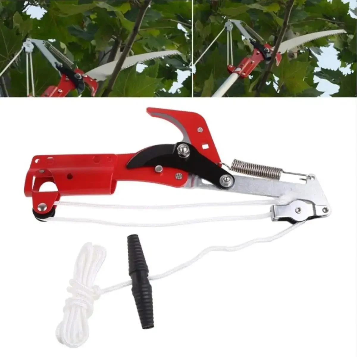 Extendable Fruit Tree Pruning Saw Cutter Garden Trimmer Tool High-altitude Extension Lopper Branch Scissors for 3cm Thick Branch