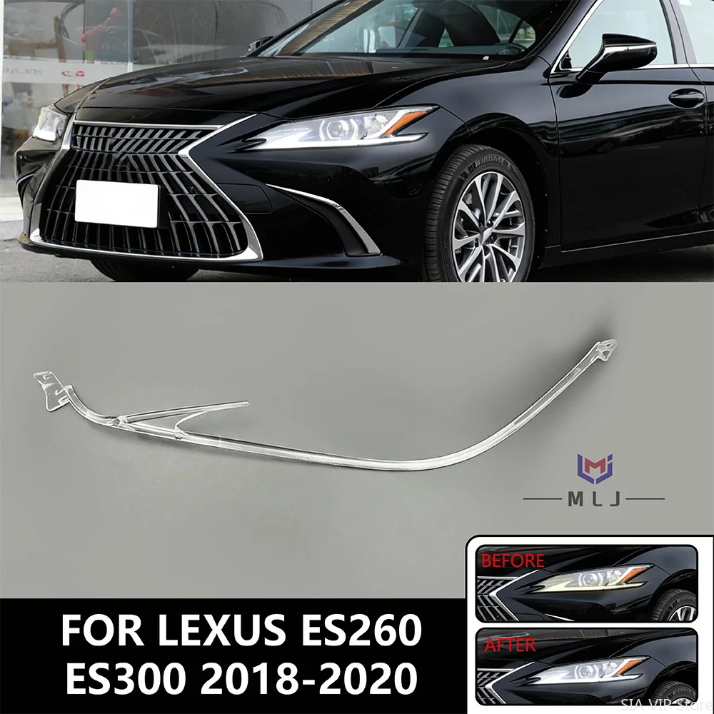 

For Lexus ES200 ES300 2018-2020 DRL Light Guide Plate Tube Car Headlight Daytime Running Light Angel Eye Auto Parts