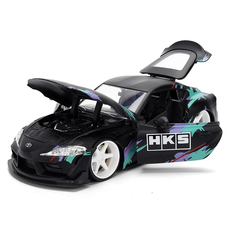جادا JDM سبيكة 1:24 مقياس 2020 GR Supra محاكاة نموذج سيارة جمع عرض لعبة الهدايا التذكارية