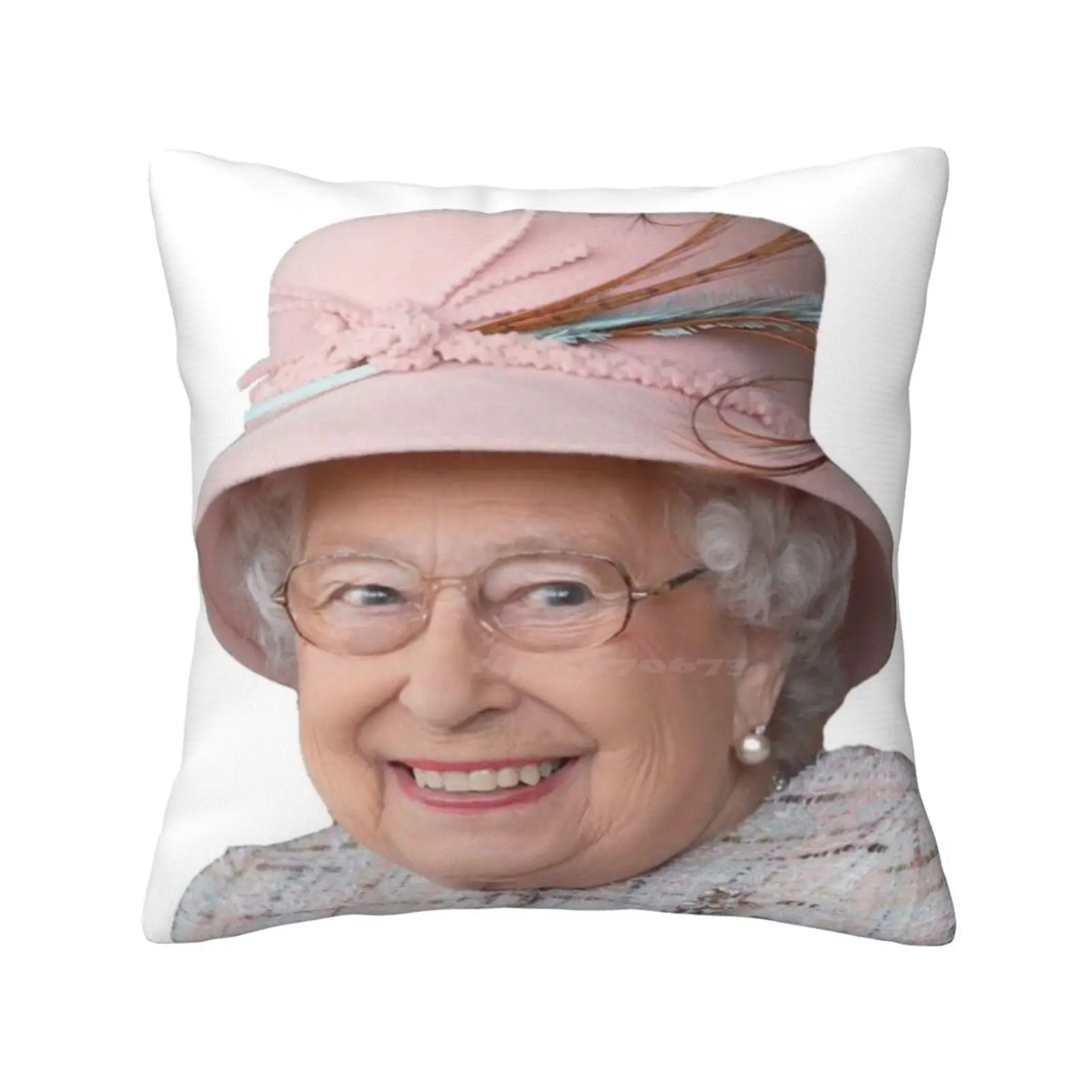 Capa de almofada com a rainha e design Inglês, fronha para casa, sofá, carro, família real, phillip, príncipe, George, William, George