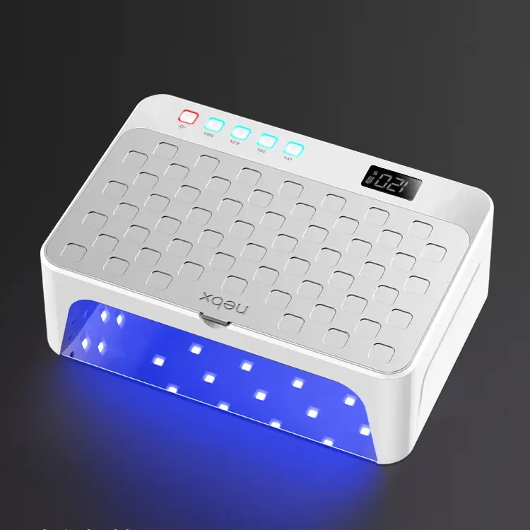 New Arrival Super Large Two Hands Professional Cordless Portable Rechargeable Nail Polish Dryer UV LED Lamp