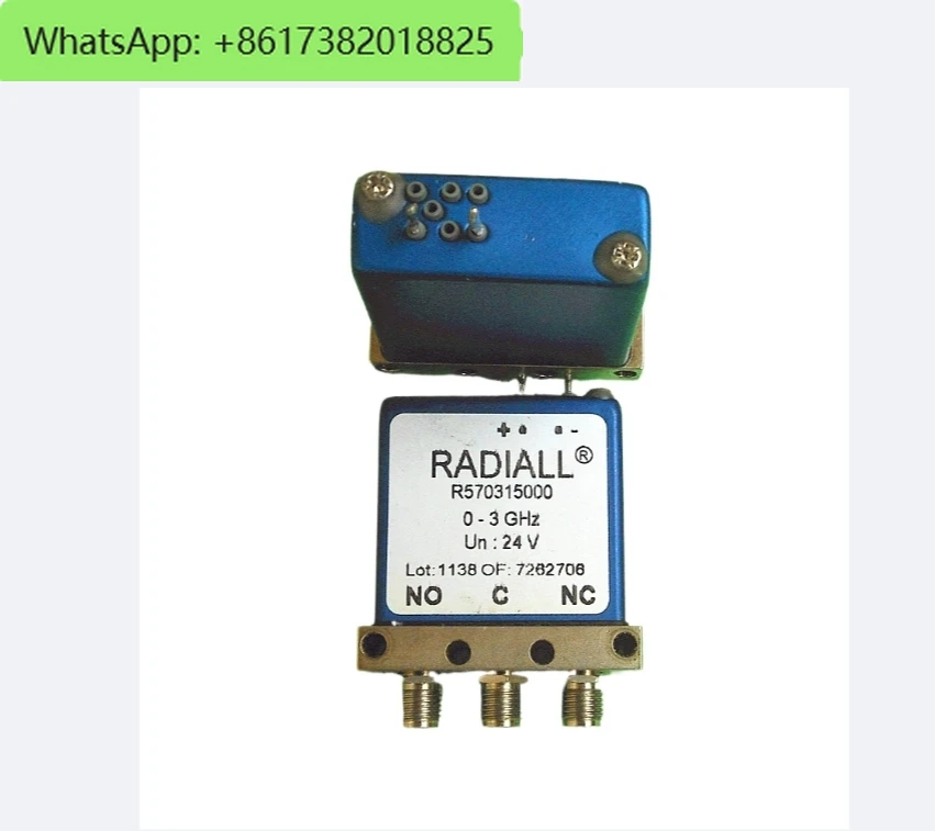 

Radiall R570315000 R570313000 3 GHZ 24 v SMA rf coaxial microwave single-pole double-throw switch