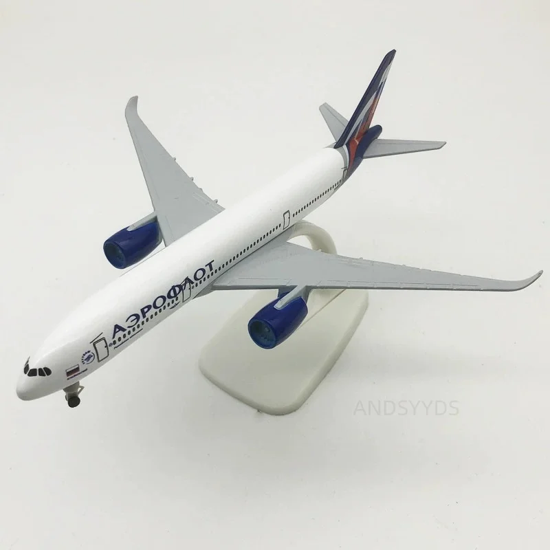 Maßstab 1:400 A350 20 cm Legierung Metall Russland Aeroflot 350 Modell Flugzeug Diecast Modell Flugzeug Kits Spielzeug Kinder Geschenk