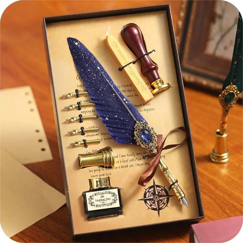 

Сменный перо-наконечник для перьевой ручки, классическая форма пера, 15 мл, чернила для каллиграфии, ручка для подписи с чернилами