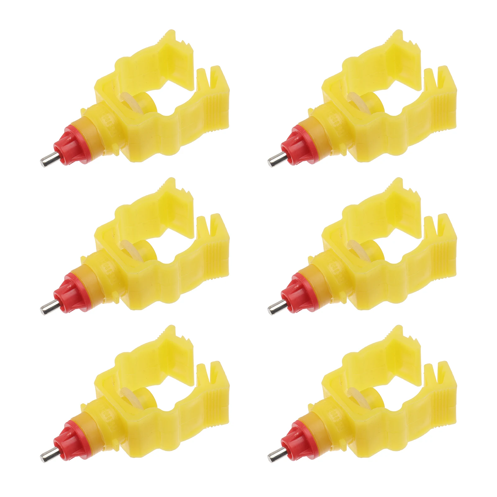 

Spring Cassette Drinking Water Fountain Chicken Waterer Automatic Yellow Poultry Spring Lock Drinker Suitable Chicken Duck Bird