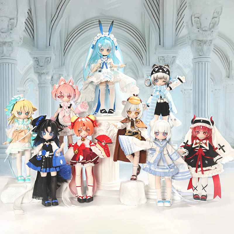 

The Series of Vision Reconstruction 12 Point Bjd Blind Box Movable And Replaceable Ornament Doll Toy Gift New Item In Stock