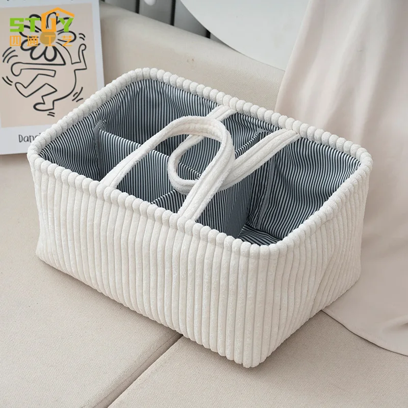 Baby Multifunctional Diaper Organizer Bag Folding Portable Stackers & Caddies High Capacity Storage for Baby Things mommy bags