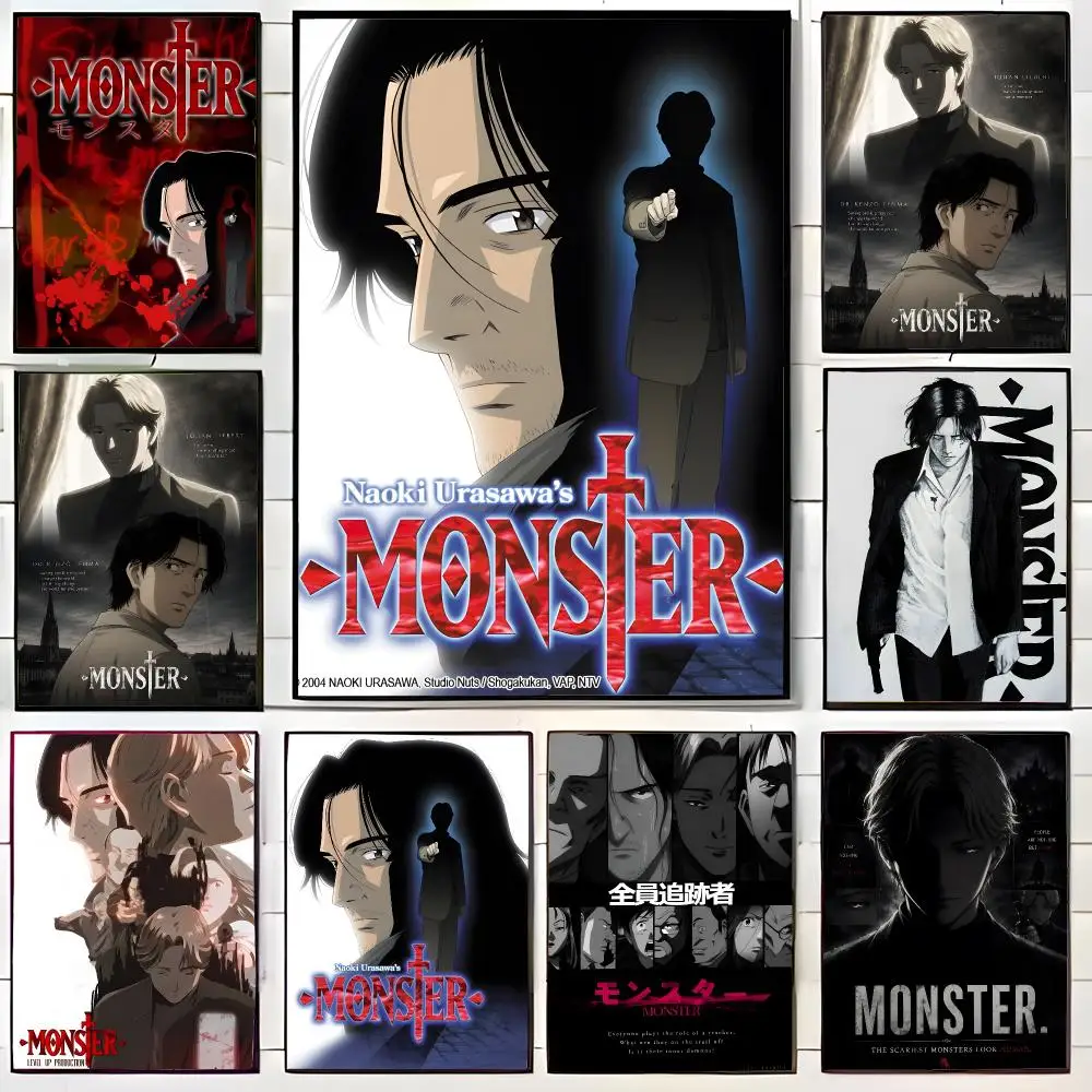 Psychological Manga M-Monster Poster Wall Art Print Decorative Mural Home Decor Gift Unframed