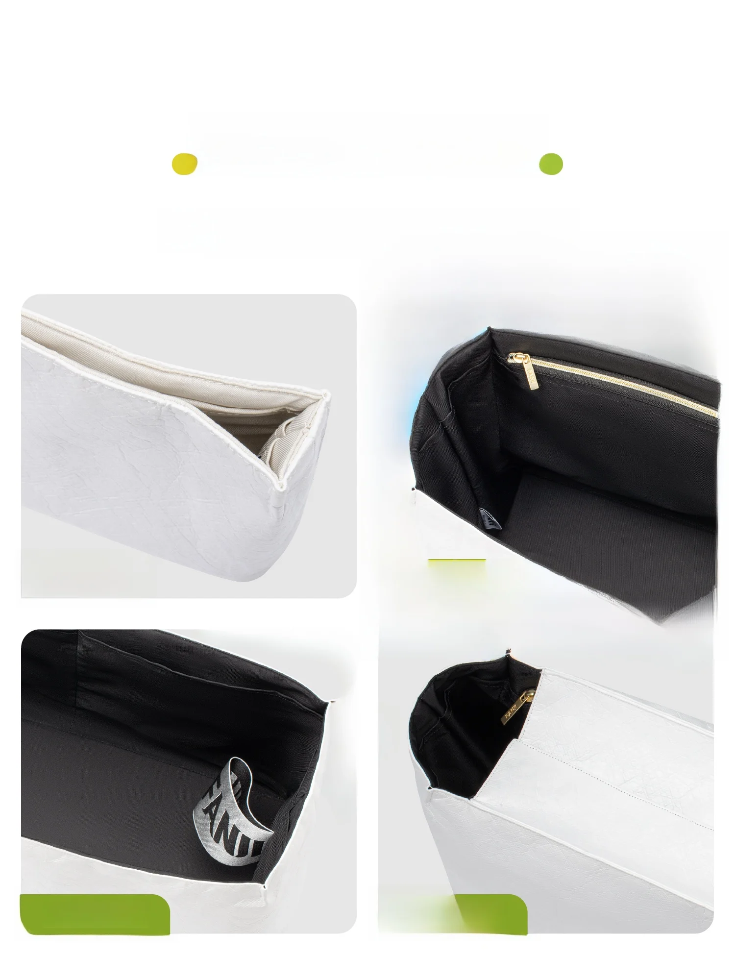 Lightweight Small Diore Book Tote Inner Bag Dupont Paper Liner Versatile Organizer Bag for Home Storage by Fan Ji Planning - view 5