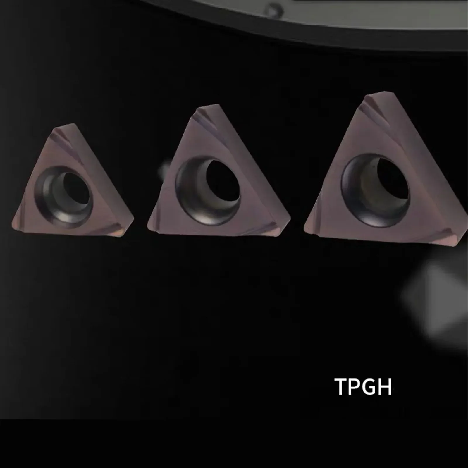 10pcs TPGH TPMH Carbide Turning Insert Boring Blade Lathe Inner Hole Cutter Triangle TPGH080202L TPGH080204L