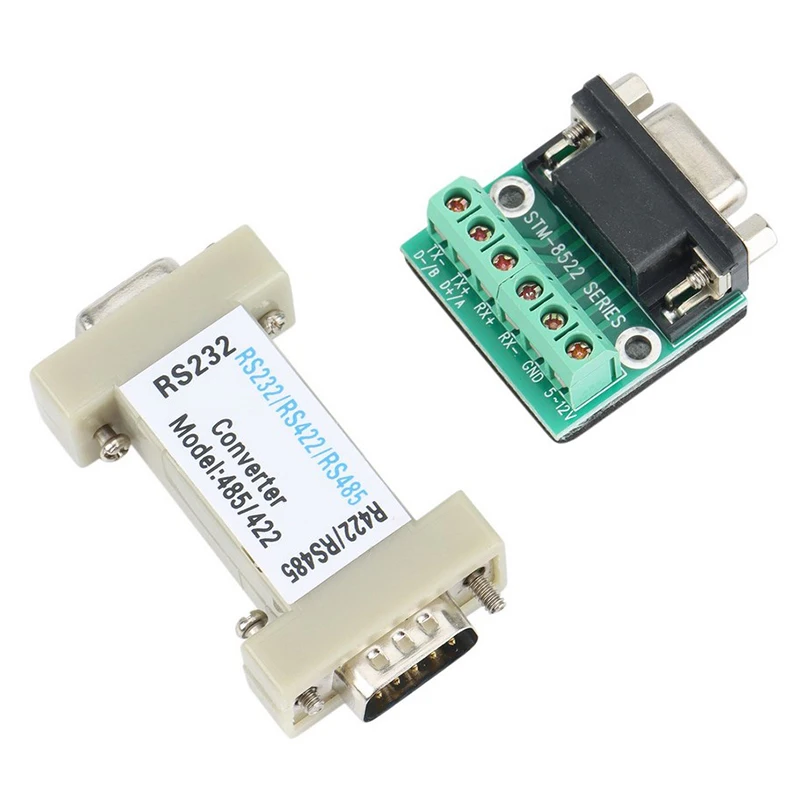 Conversor RS232 RS485, Adaptador RS232 para RS422 RS485, Adaptador RS-232 RS-422 RS-485-F(x)
