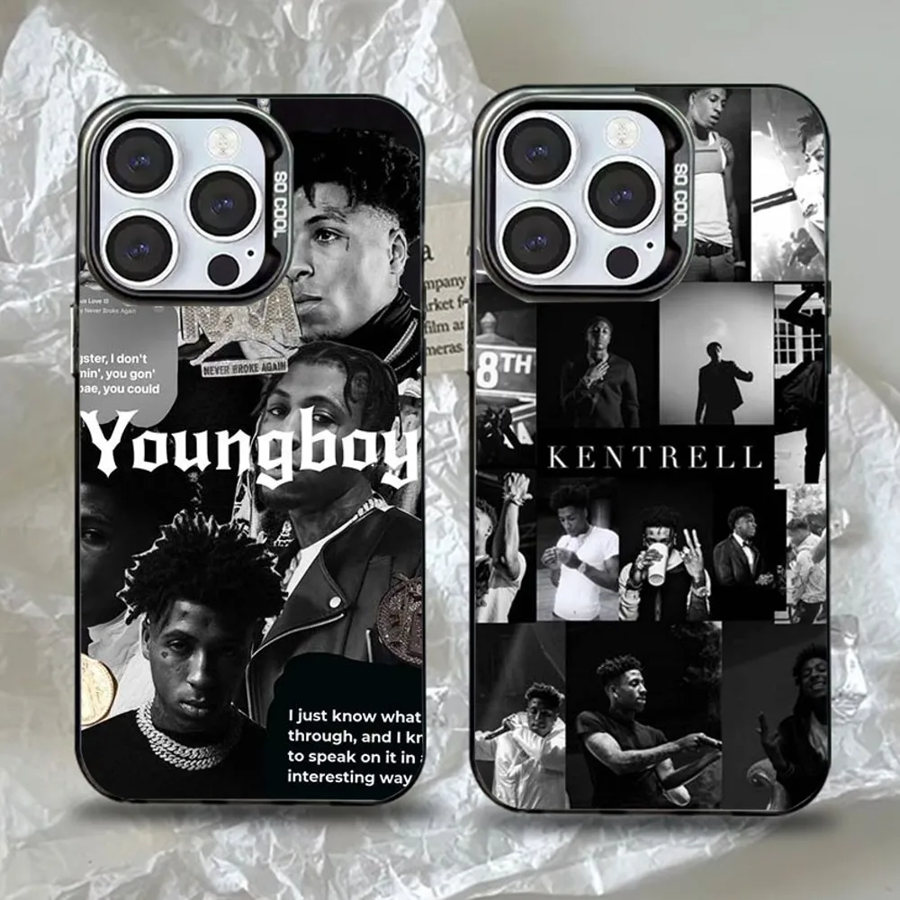 

Youngboy Never B-Broke Again Phone Case For iPhone 16,15,14,13,12,11,Pro,Max,Plus,Mini,XS,SE Anti Fall Black Matte Hard Bumper