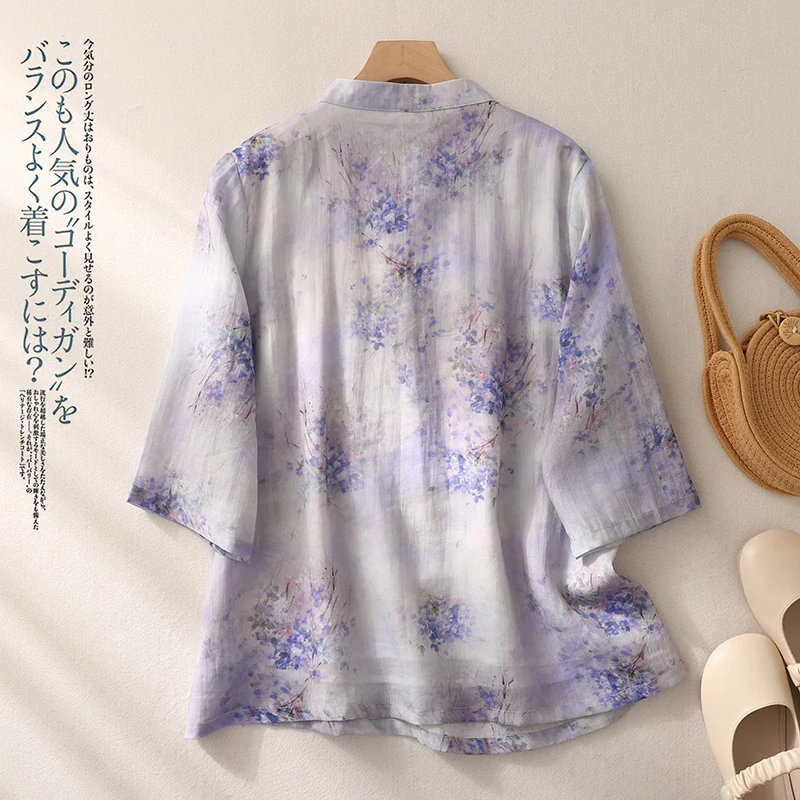 Nuova Camicia in Cotone e Lino - Vintage Fashion Meaning recensione e prezzo