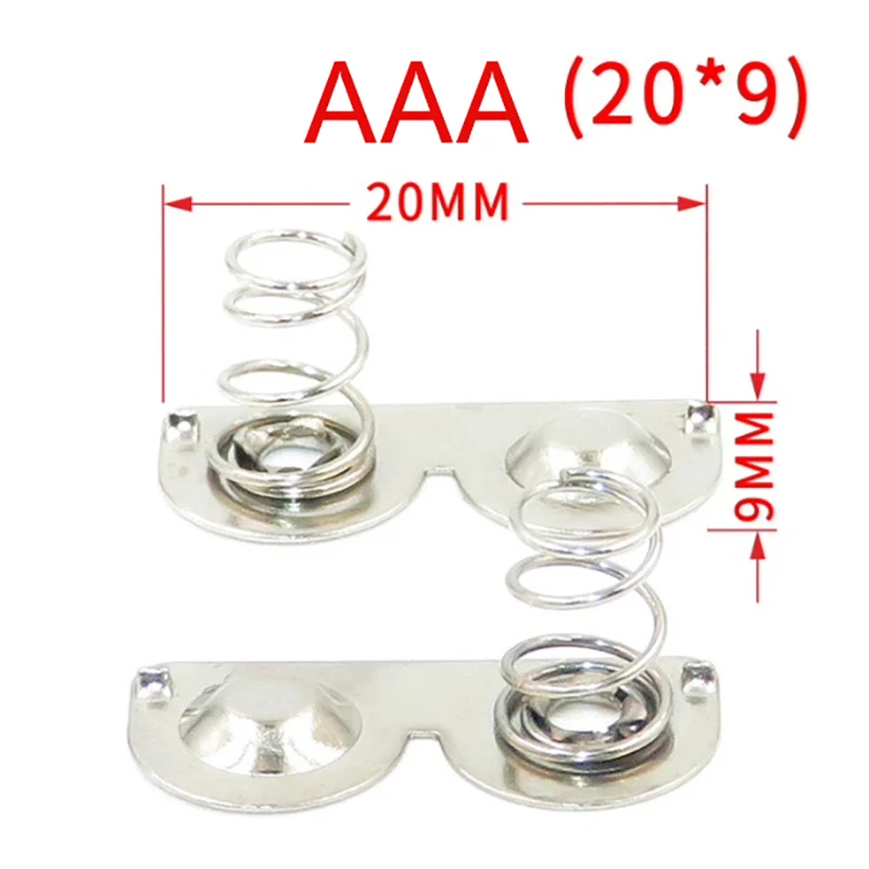 20 teile/satz DIY Fernbedienung Zubehör Feder blatt aa/aaa Kontakt blatt Batterie kasten positive und negative Blätter