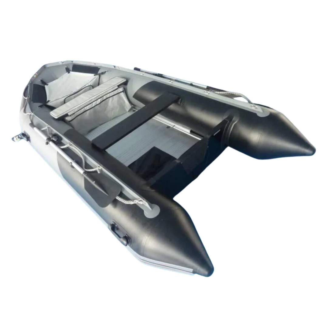 High-Speed Foldable Inflatable Fishing Boat with Aluminum Floor Hypalon/PVC Material