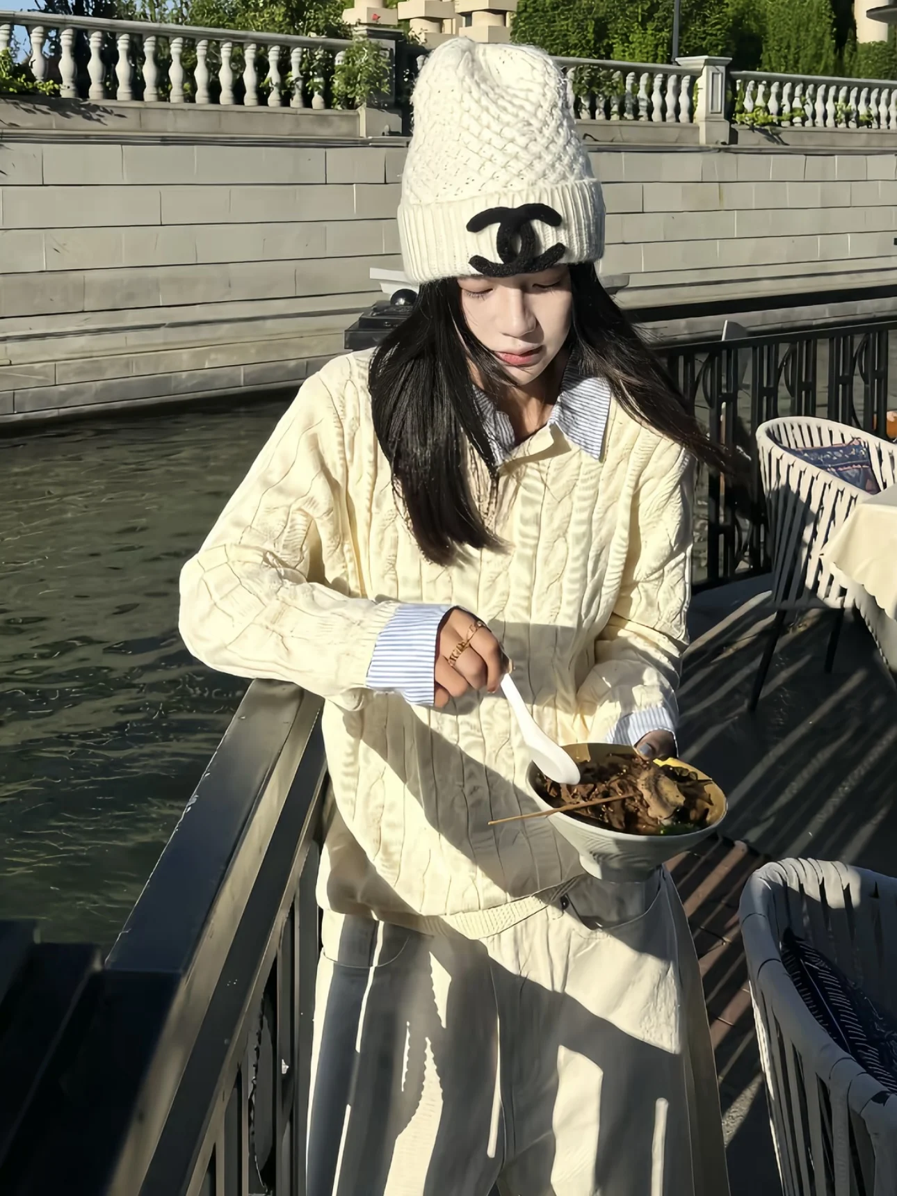 

Вязаный свитер American Sle Long Sve Twist, повседневный полосатый свободный крой, осень-зима, теплый открытый кардиган Ciwalk