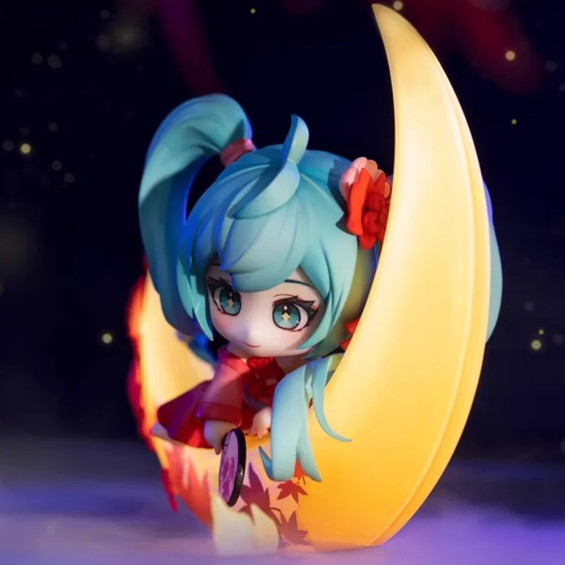 Original Qingcang Hatsune Miku Figure Vocaloid Moon West River Action Figurine Model Collection Modle Girl Heart Gifts Toys