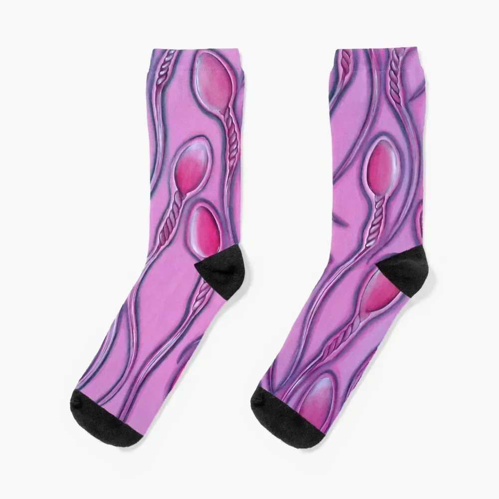 

Sperms (pink) Socks sport anti slip football christmas stocking Stockings man Socks Man Women's
